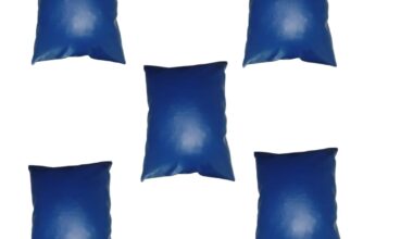 Samnantools Hospital Leather Pillow Size 24×16 Suitable for Medical Patients Comfort Washable Pillow(Pack of 5) for Hospitals and clinics