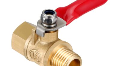 1/4 Inch Ball Valve NPT Air Compressor Brass Valve Female Male Shut Off Small