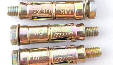 Iron Metal Rawal Bolt 8 MM Wall Anchor Bolt Fastener Rust-Proof Fasteners(Pack of 25)