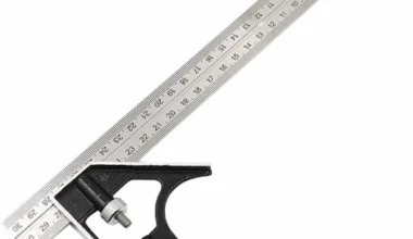 Stainless Steel 300mm Adjustable Engineers Combination Square Rule Right Angle Ruler Tool
