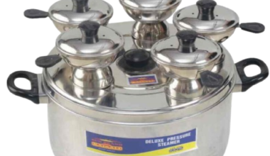 Multi chiratta Puttu Maker 8 hole, Puttu Steamer, Puttu Kutti (8+2 Free)