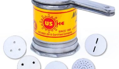 Alumunium Murukku Maker|Muruku Achu|Chkkoda Idiyappam|Multi Purpose Achu Murukku MakerJanthikulu Maker,Snack, Murukku, Farsan Sev, Gathia with 5 Different Achu|Jalis (6 -Size)