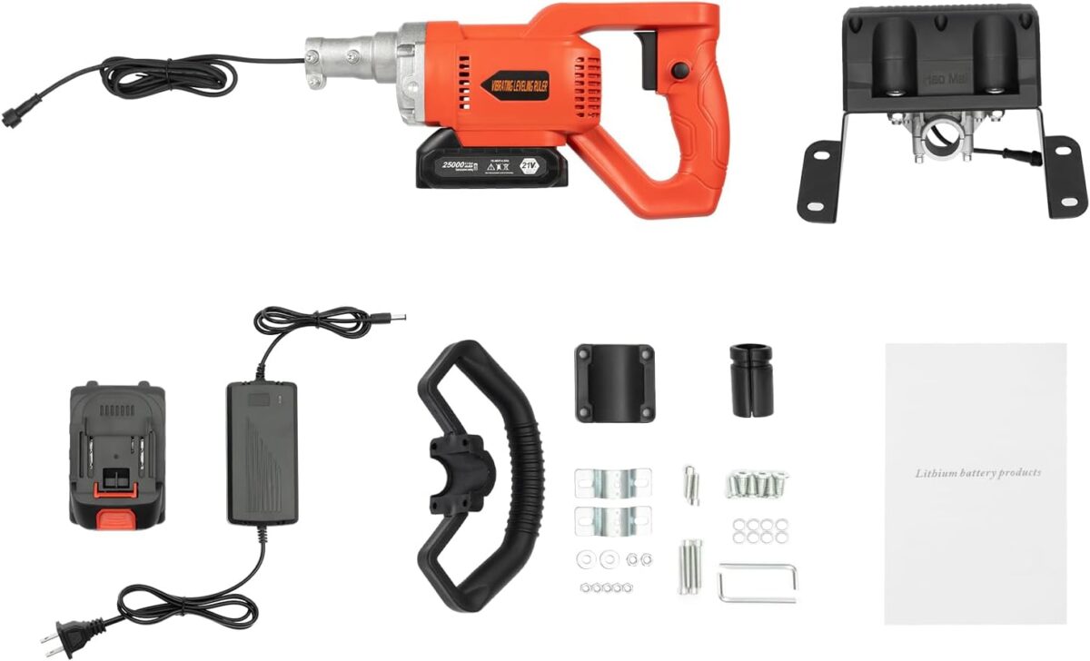 Cordless Concrete Levelling Machine | Portable Battery-Powered Concrete Screed for Smooth & Even Surfaces - Image 5