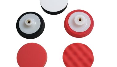 SamnanTools 5-Inch Car Polishing & Buffing Pad Combo – Pack of 5 Sponge Pads for Auto Detailing, Waxing, Buffing, Scratch Removal