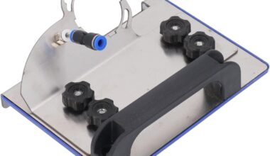 Samnnatools Angle Grinder Stand Holder Base Tile 45 Degree Chamfering Cutting Tool Portable Adjustable Bracket