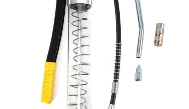 SamnanTools Heavy-Duty Transparent Grease Gun Tube – Portable Automotive Lubrication Tool for Cars, Bikes, Machinery & Workshop Use