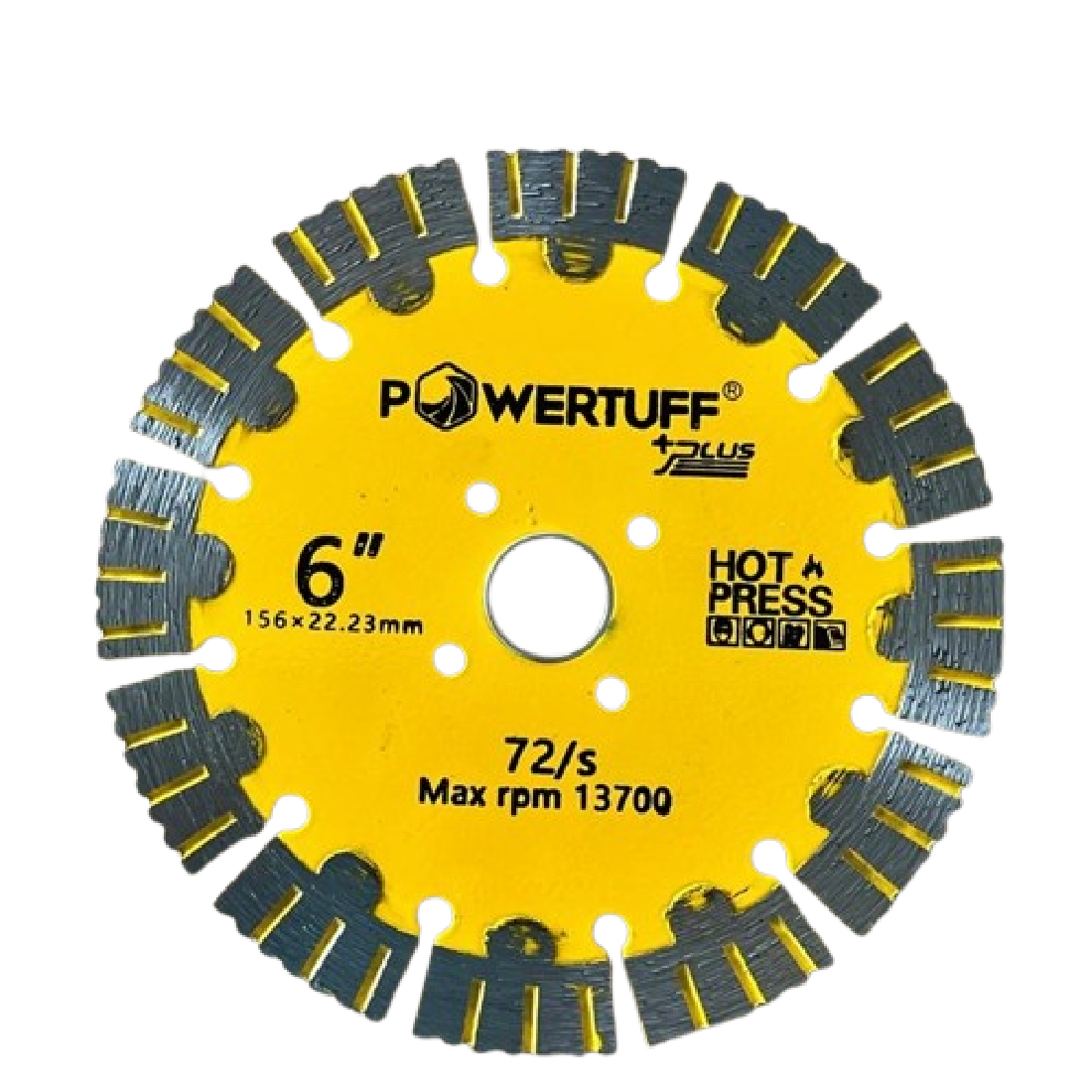 254 POWERTUFF PLUS - WALL CHASER BLADE SIZE : 6" (156MM x 22.23MM) - Image 1