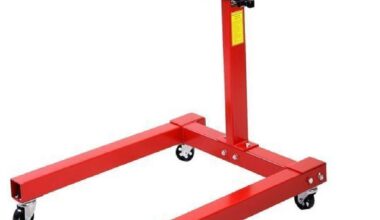Samnantools Engine Rotary Stand Model ERS-1250 | Heavy-Duty Engine Stand with 567 Kg (1250 lbs) Load Capacity | 360° Rotating Head | Sturdy Steel Construction for Garage & Workshop Use