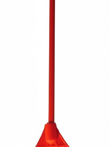 Plastic Head for Leaves Removal | Garden & Outdoor Leaf Cleaner with Wooden Handle | Lightweight Durable Head for Lawn Cleaning