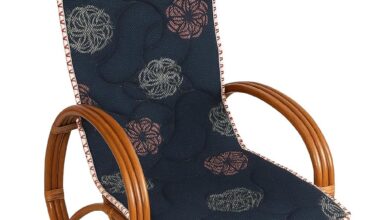 Comfortable Cotton Long Chair Cushion | Straight Chair Pad for Rocking Chairs, Dining Chairs & Loungers | Indoor & Outdoor Use | Multicolor|Cushion only