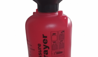 SamnanTools 5 Litre Pressure Sprayer Bottle & Head Only | Manual Hand Pump Garden Sprayer for Plants, Car Wash, and Cleaning – Heavy Duty Plastic Water Sprayer (Bottle + Nozzle Head)