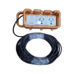 Industrial Unbreakable Extension Box with 18 Mtrs Pioneer Cord Wire | Heavy-Duty Shockproof Power Extension for Workshops, Construction & Home Use