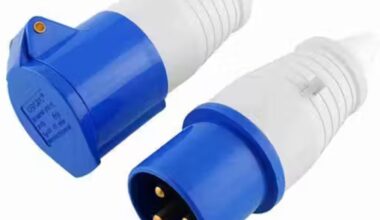 Waterproof Welding Machine Cable Connector Plug & Socket Set – Male Female Power Connection, Heavy Duty Industrial Electrical Coupler for Welding Machines & Outdoor Use