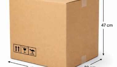 Heavy Duty Corrugated Carton Box 47×47×32 cm | Strong Packing & Moving Box | 5 Ply Durable Cardboard Storage Box for Shipping, Packaging, Warehouse, E-commerce Packing (5 Piece)